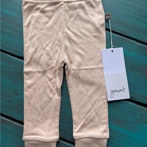 Goumi Kids Cream Leggings - Soft Stretch Bottoms